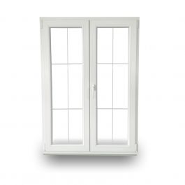Pvc Stulp Balkontür - PVC - Stulp - Sprossen - 6 Felder - DKR/DL - 2-fach ...
