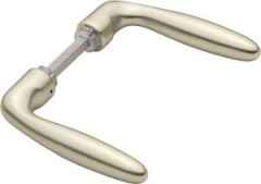 HOPPE Türdrückerpaar Verona 1510 Aluminium F2 ohne Rosetten Vierkant 8 mm