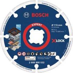 BOSCH Diamanttrennscheibe Expert Diamond Metal Wheel X-LOCK Ø 125 mm Bohrung 22,23 mm