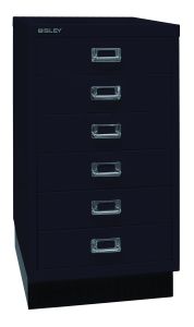 BISLEY Schubladenschrank MultiDrawer BxTxH 349x432x670 mm, schwarz, L29A36S633