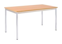 BISLEY Mehrzwecktisch, rechteckig, BxTxH 1600x800x740 mm, Dekor buche | Gestell chrom, MTC251608BC399