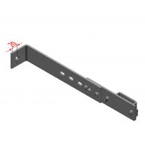 HYMER Wandhaken, verstellbar 172-300 mm, Stahl (0051572)