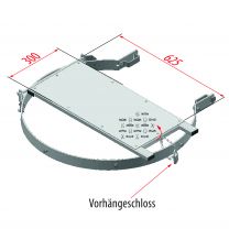 HYMER Zwischenboden, klappbar und abschließbar, Alu (0051762)