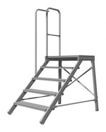 Hymer Einseitiger Handlauf für Treppenpodest, für Stufenbreite 600+800+1000 mm, Art-Nr. 53472