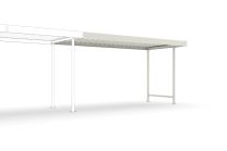 WSM Überdachung, Modell Leipzig, einseitig, Anbaueinheit, Profilblech RAL 9002, BxTxH 4300x2200x2350 mm, 102000089