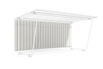 WSM Rückwand zu Grundeinheit Modell Siegen, einseitig, Profilblech RAL 9002, 102001544