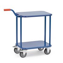 FETRA Griffroller mit Stahlblechboden 2 Ladeflächen 600 x 450 mm (1197)