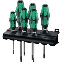 WERA Schraubendrehersatz 367/6 6-teilig TORX® 2-Komponentengriff Rundklinge