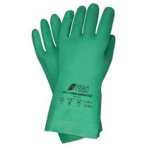 NITRAS GREEN BARRIER FLEX , Chemikalienschutzhandschuhe, Nitril, grün, EN 388, EN ISO 374 - Gr. 7 - 11- 12 Paar