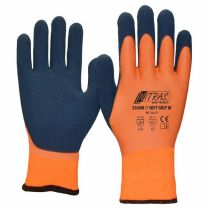 NITRAS SOFT GRIP W, Winterhandschuhe, orange, Terry-Schlingengewebe innen, mit zweifacher Beschichtung, untere Beschichtung: Latex, vollbeschichtet - 511 - Gr. 8 - 11 - 12 Paar