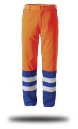 rofa Bundhose Warnschutz Duo Color 169 leuchtgelb/marine Gr. 52