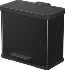 Hailo Öko trio Plus L, Tret-Mülltrenner, 3x9 ltr, Schwarz