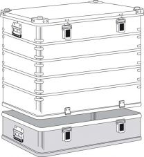 Zarges Alu-Kiste K470 Plus OT, IM:750x550x580mm (40506)