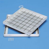 Zarges Schachtabdeckung Aluminium (47001) Schachtmaß 450 x 450  mm