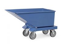 Fetra Muldenkipper 4701, Brillantblau mit Ablasshahn 250 Liter, 750 kg Tragkraft, 4701A