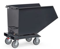 FETRA Muldenkipper mit ABLASSHAHN Kastenmaße 1.321 x 794 x 735 mm (4703A/7016)