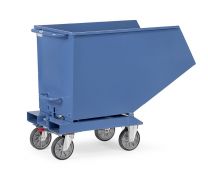 Fetra Muldenkipper 4702, Brillantblau mit Ablasshahn 450 Liter, 750 kg Tragkraft, 4702A