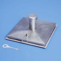 Zarges Brunnenabdeckung, isoliert , verzinkt (47119) Schachtmaß 800 x 800 mm