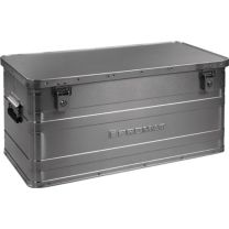 PROMAT Aluminiumbox L780xB380xH380mm 90 l mit Klappverschluss und Zylinderschloss
