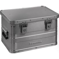 PROMAT Aluminiumbox L430xB330xH275mm 29 l mit Klappverschluss und Zylinderschloss