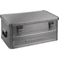 PROMAT Aluminiumbox L580xB380xH275mm 47 l mit Klappverschluss und Zylinderschloss