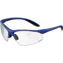 PROMAT Schutzbrille DAYLIGHT PREMIUM EN 166 Bügel dunkelblau, Scheibe klar Polycarbonat