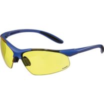 PROMAT Schutzbrille DAYLIGHT PREMIUM EN 166 Bügel dunkelblau, Scheibe gelb Polycarbonat