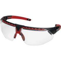 HONEYWELL Schutzbrille Avatar EN 166 Bügel schwarz/rot, Hydro-Shield klar