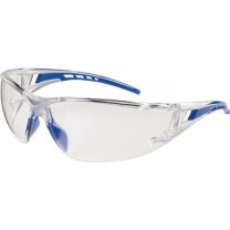 PROFIT Schutzbrille Falcon 2 EN 166 Bügel blau, Scheibe klar Polycarbonat