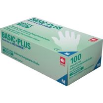 AMPRI Einweghandschuhe Basic Plus Größe M hellbeige Latex EN 455 PSA-Kategorie I 100 Stück / Box