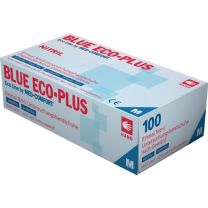 AMPRI Einweghandschuhe Blue Eco Plus Größe L blau Nitril EN 374, EN 455 PSA-Kategorie I 100 Stück / Box