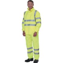 PREVENT Warnschutz-Regenjacke Größe M gelb