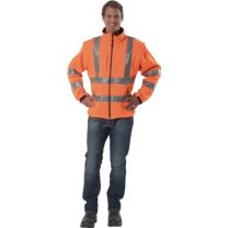 PREVENT Warnschutz-Softshelljacke Größe M orange