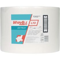 WYPALL Putztuch WYPALL L10 EXTRA 7202 L380xB235ca. mm weiß 1-lagig, perforiert