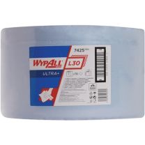 KIMBERLY-CLARK Putztuch WYPALL L30 ULTRA 7425 L380xB235ca. mm blau 3-lagig, perforiert Rolle