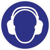JeCo Gebotszeichen ASR A1.3/DIN EN ISO 7010 Gehörschutz benutzen Kunststoff