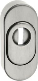 EDI Schlüsselrosette 0815/0000 Aluminium F12 Schildstärke 14,5 mm PZ oval
