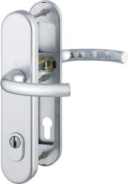 HOPPE Schutzgarnitur Tôkyô 1710/3332ZA/3410 Aluminium F1 92 mm 66-76 mm