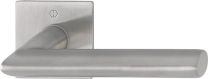 HOPPE Türdrückerpaar Stockholm E1140Z/848N Edelstahl F69 mit Drückerrosetten Vierkant 8 mm