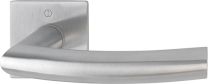 HOPPE Türdrückerpaar Trondheim E1430Z/848N Edelstahl F69 mit Drückerrosetten Vierkant 8 mm