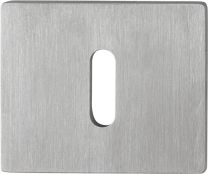 HOPPE Schlüsselrosetten-Paar E847NS Edelstahl F69 Schildstärke 2 mm OB rechteckig