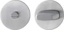 HOPPE Schlüsselrosetten-Paar E849NS Edelstahl F69 Schildstärke 2 mm SK/OL rund
