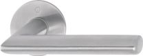 HOPPE Türdrückerpaar Stockholm E1140Z/849N Edelstahl F69 mit Drückerrosetten Vierkant 8 mm