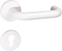 HEWI Rosettengarnitur 111R01.130 Kunststoff 90 rund BB DIN links / rechts D/D