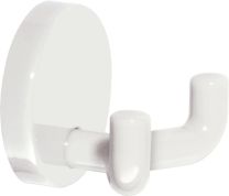 HEWI Doppelhaken 477.90.025 2 Haken Polyamid 90 tiefschwarz Ø 50 mm Ausladung 43,5 mm