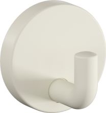 HEWI Einzelhaken 477.90B010 einfach Ausladung 45 mm Polyamid 99 reinweiß matt Ø 50 mm