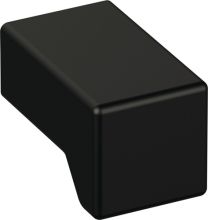 HEWI Möbelknopf 547.15B Kunststoff 90 tiefschwarz matt