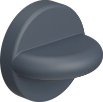 HEWI Schlüsselrosette 306.23PBNRKN 90 Kunststoff 90 Schildstärke 10,5 mm Hebel/Stift rund