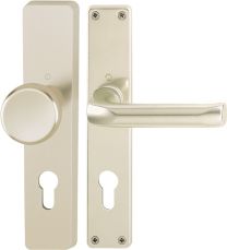 HOPPE Langschildgarnitur London 54/227/202SP/113 Aluminium F2 PZ 72 mm DIN links / rechts