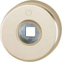 HOPPE Drückerrosetten-Paar 42KV Aluminium F2 Schildstärke 9 mm rund rund